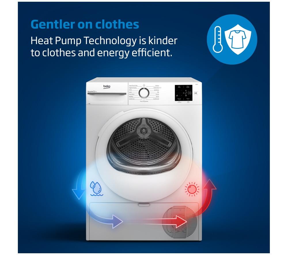 BEKO Dry Guard BM3T31023NB 10 kg Heat Pump Tumble Dryer - Black image number 13 of 13