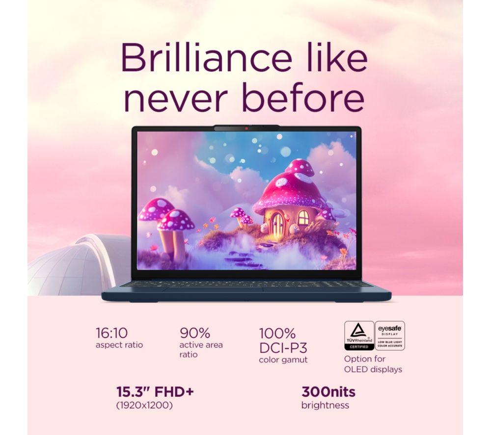 LENOVO IdeaPad Slim 3 15.3" Laptop - AMD Ryzen 5, 512 GB SSD, Cosmic Blue image number 2 of 6