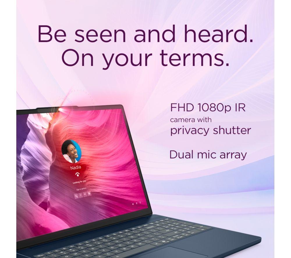 LENOVO IdeaPad Slim 3 15.3" Laptop - AMD Ryzen 5, 512 GB SSD, Cosmic Blue image number 4 of 6