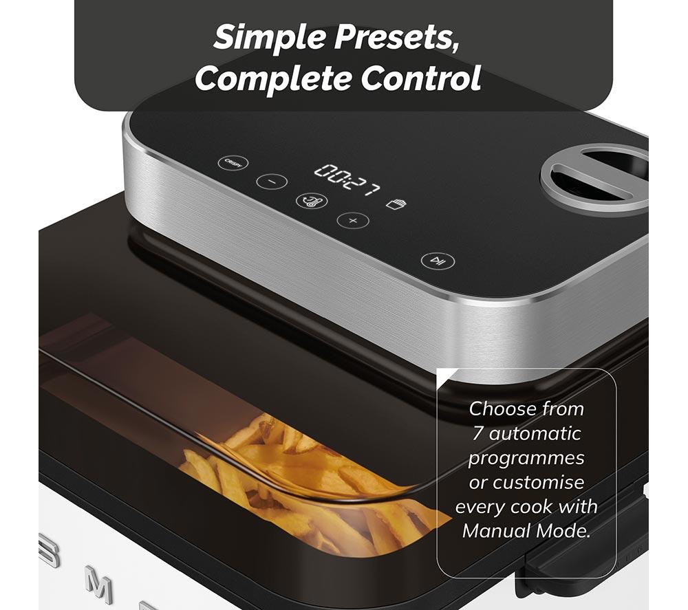 SMEG AFC01WHMUK Dual Flavour Air Fryer - Matte White image number 5 of 22