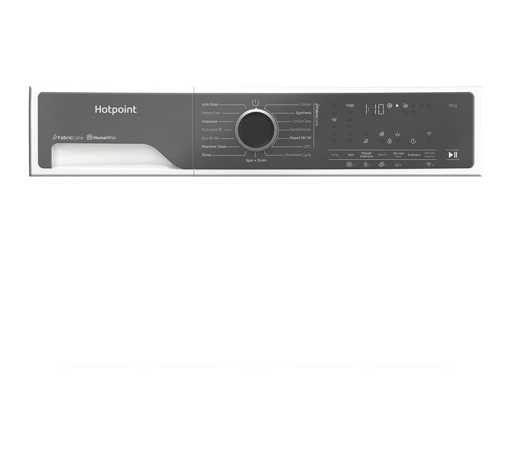 HOTPOINT Fabric Care HB103WWCAREUK WiFi-enabled 10 kg 1400 Spin Washing Machine - White image number 5 of 16