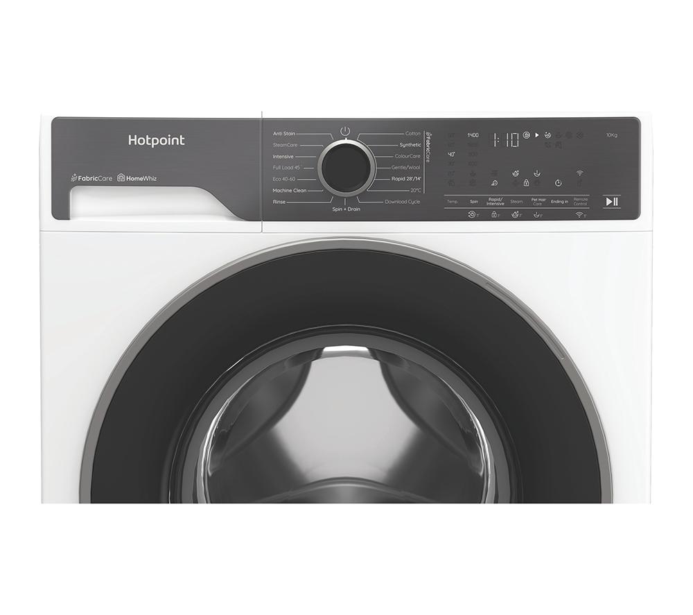 HOTPOINT Fabric Care HB103WWCAREUK WiFi-enabled 10 kg 1400 Spin Washing Machine - White image number 6 of 16