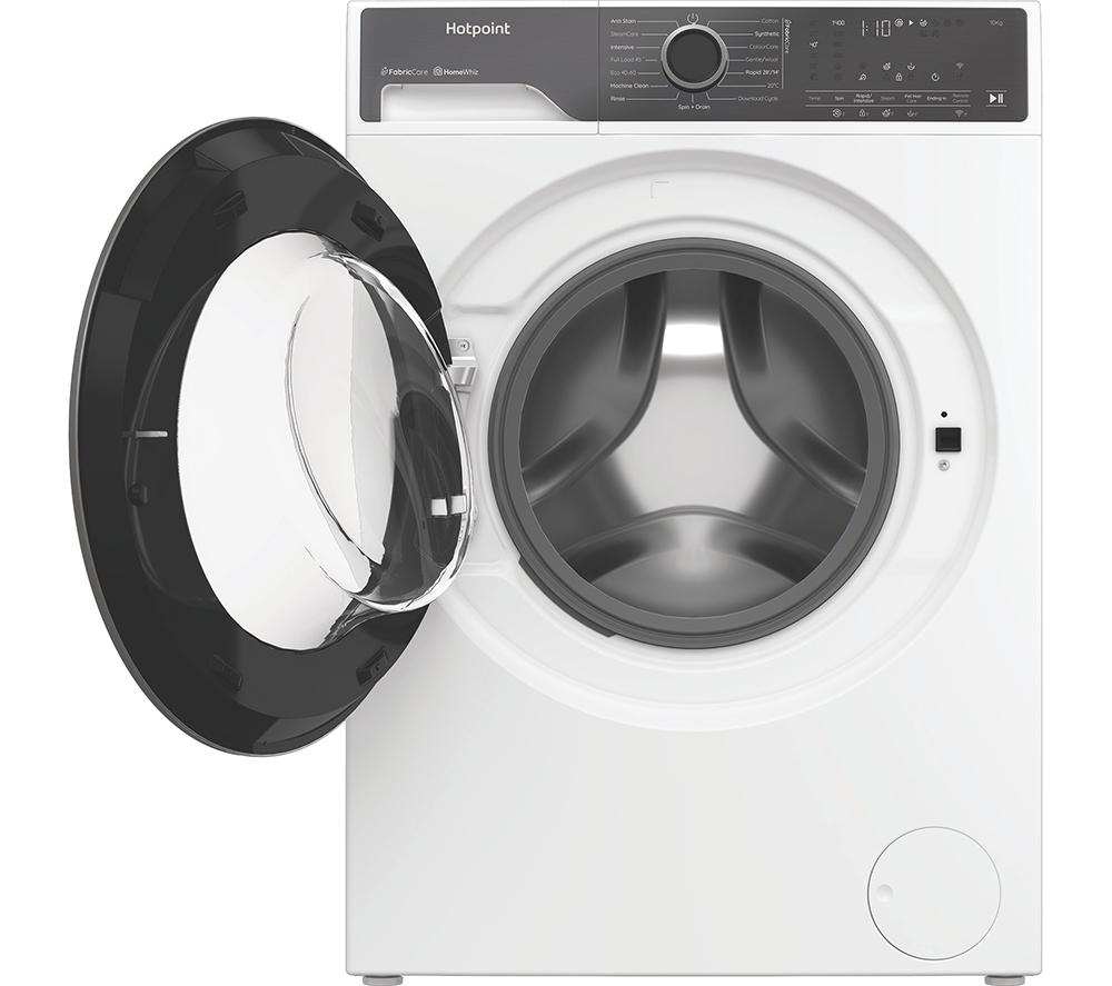 HOTPOINT Fabric Care HB103WWCAREUK WiFi-enabled 10 kg 1400 Spin Washing Machine - White image number 8 of 16