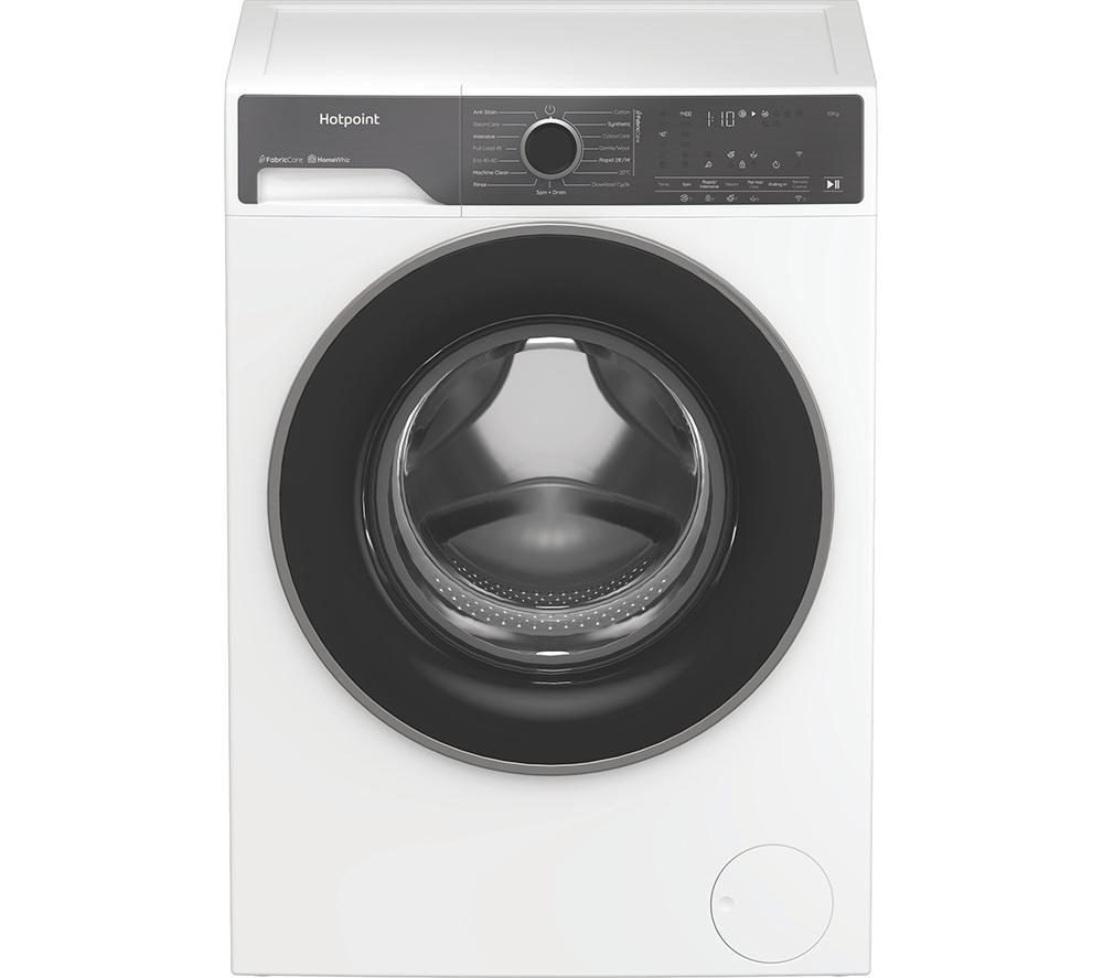 HOTPOINT Fabric Care HB103WWCAREUK WiFi-enabled 10 kg 1400 Spin Washing Machine - White image number 9 of 16