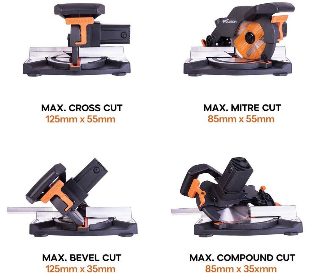 EVOLUTION Compound 210 mm Mitre Saw image number 3 of 5