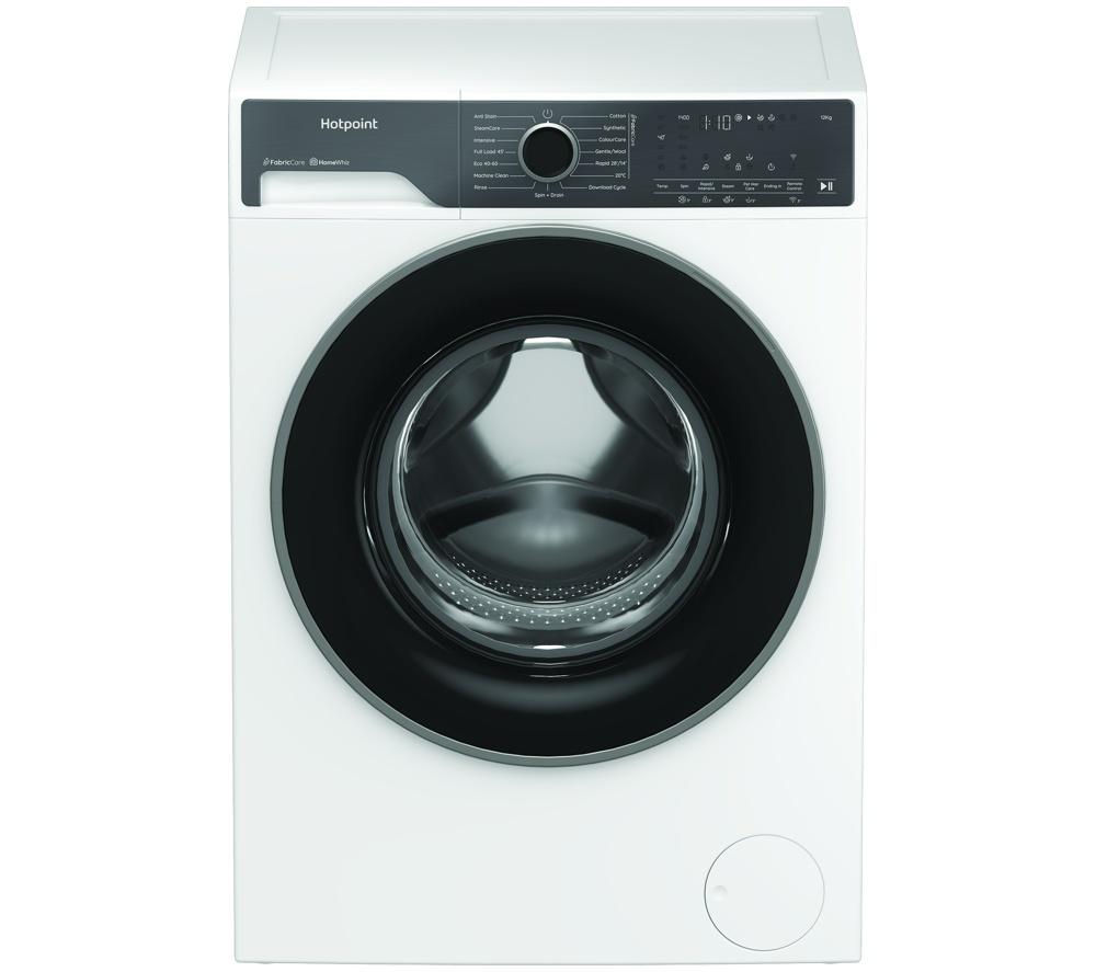 HOTPOINT Fabric Care HB123WWCAREUK WiFi-enabled 12 kg 1400 Spin Washing Machine - White image number 15 of 20