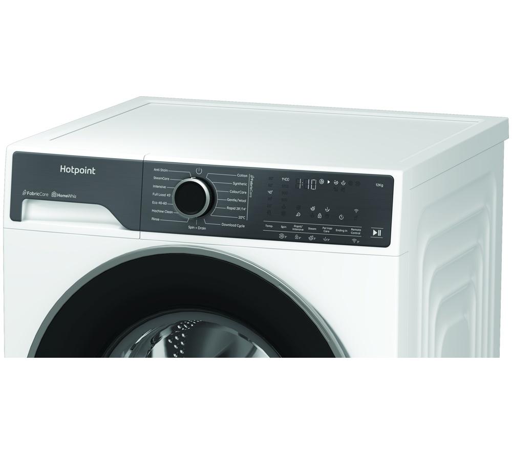 HOTPOINT Fabric Care HB123WWCAREUK WiFi-enabled 12 kg 1400 Spin Washing Machine - White image number 18 of 20