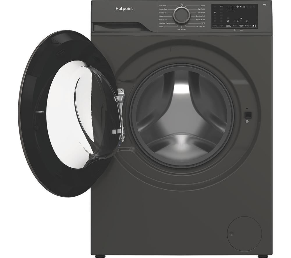 HOTPOINT Anti Stain HV841GUK 8 kg 1400 Spin Washing Machine - Dark Grey image number 9 of 17