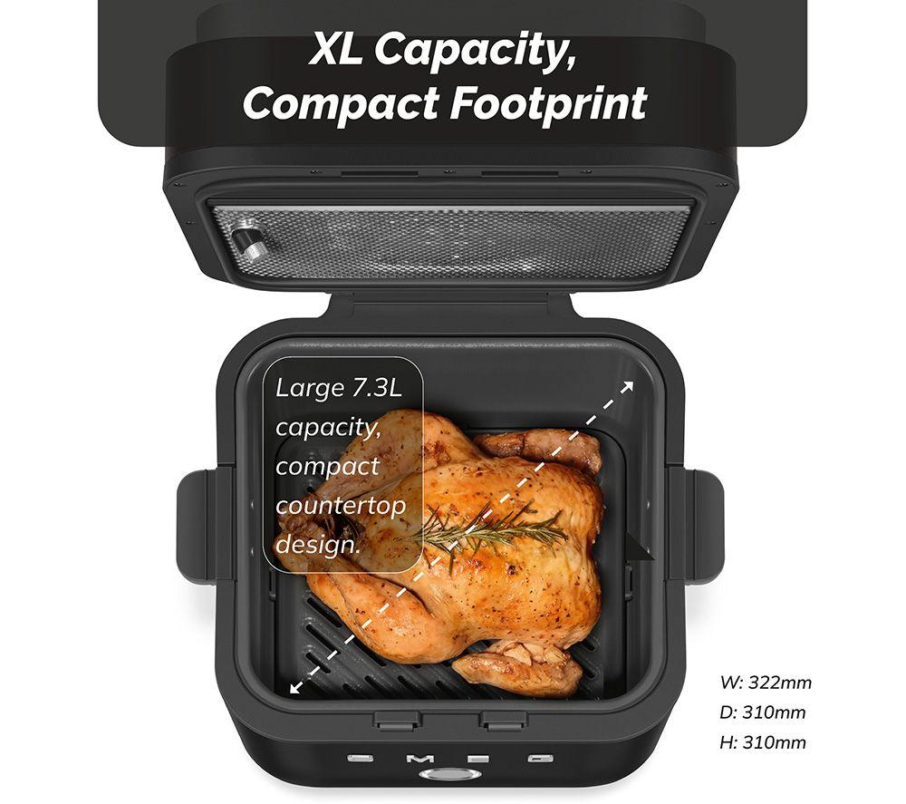 SMEG AFC01BLMUK Dual Flavour Air Fryer - Matte Black image number 2 of 15