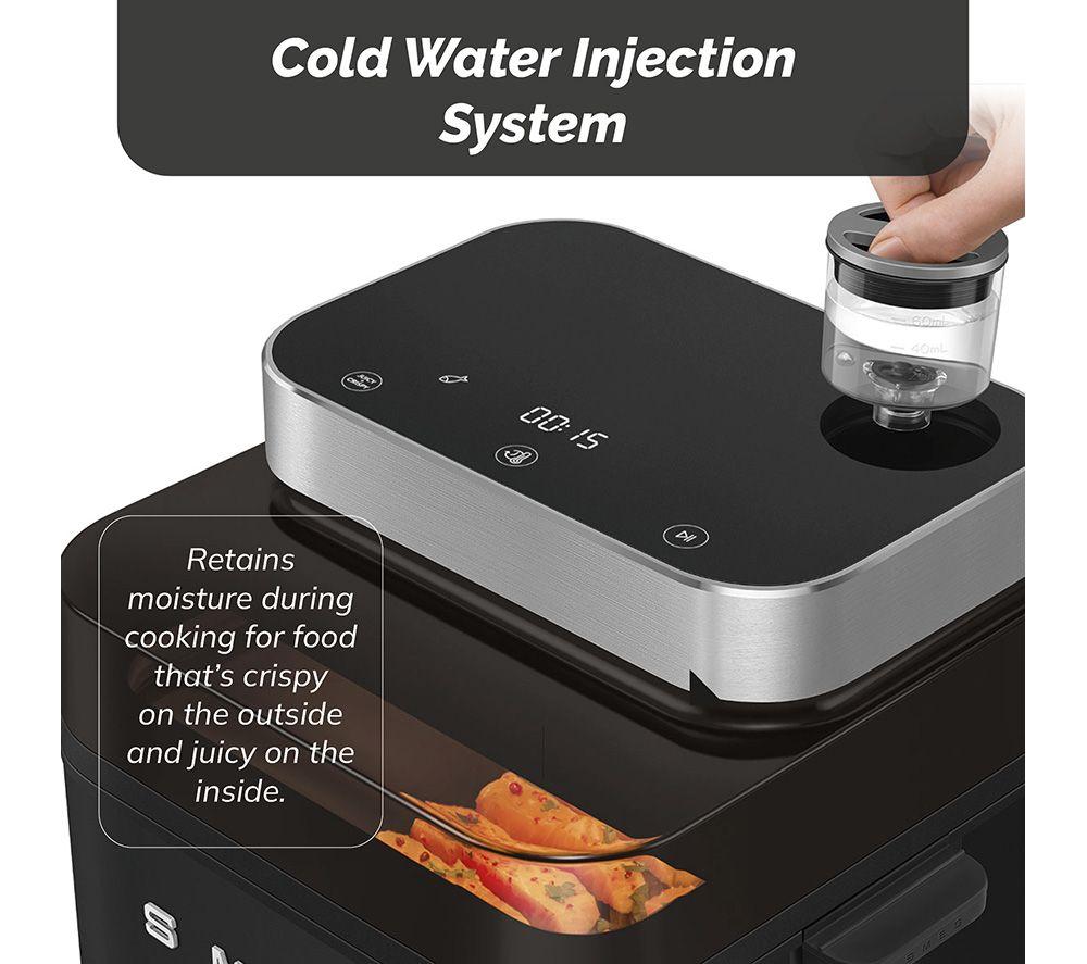 SMEG AFC01BLMUK Dual Flavour Air Fryer - Matte Black image number 4 of 15