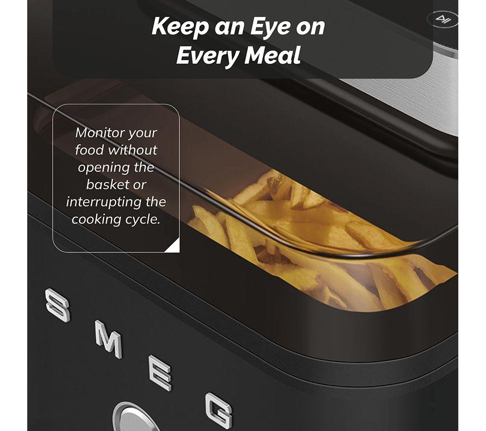 SMEG AFC01BLMUK Dual Flavour Air Fryer - Matte Black image number 6 of 15