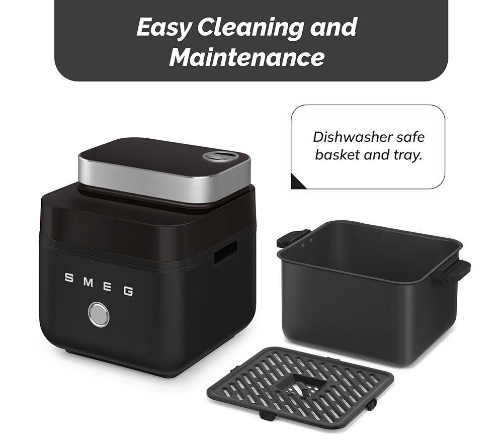 SMEG AFC01BLMUK Dual Flavour Air Fryer - Matte Black image number 8 of 15