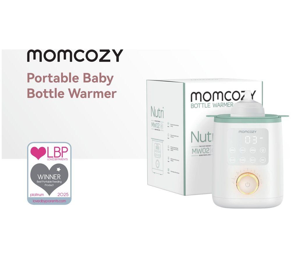 MOMCOZY Nutri 9 in 1 Bottle Warmer - White image number 3 of 5