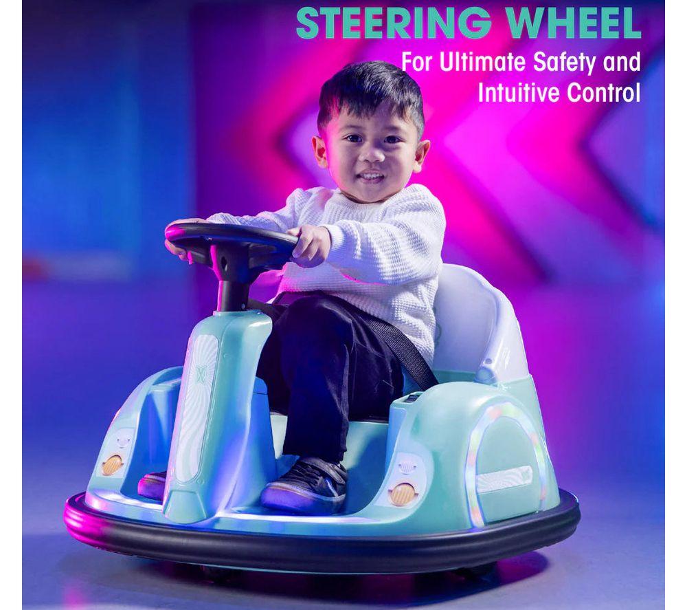 XOOTZ Dizzy Dodger TY6708-MGN Kids Ride-On Car - Blue image number 4 of 5