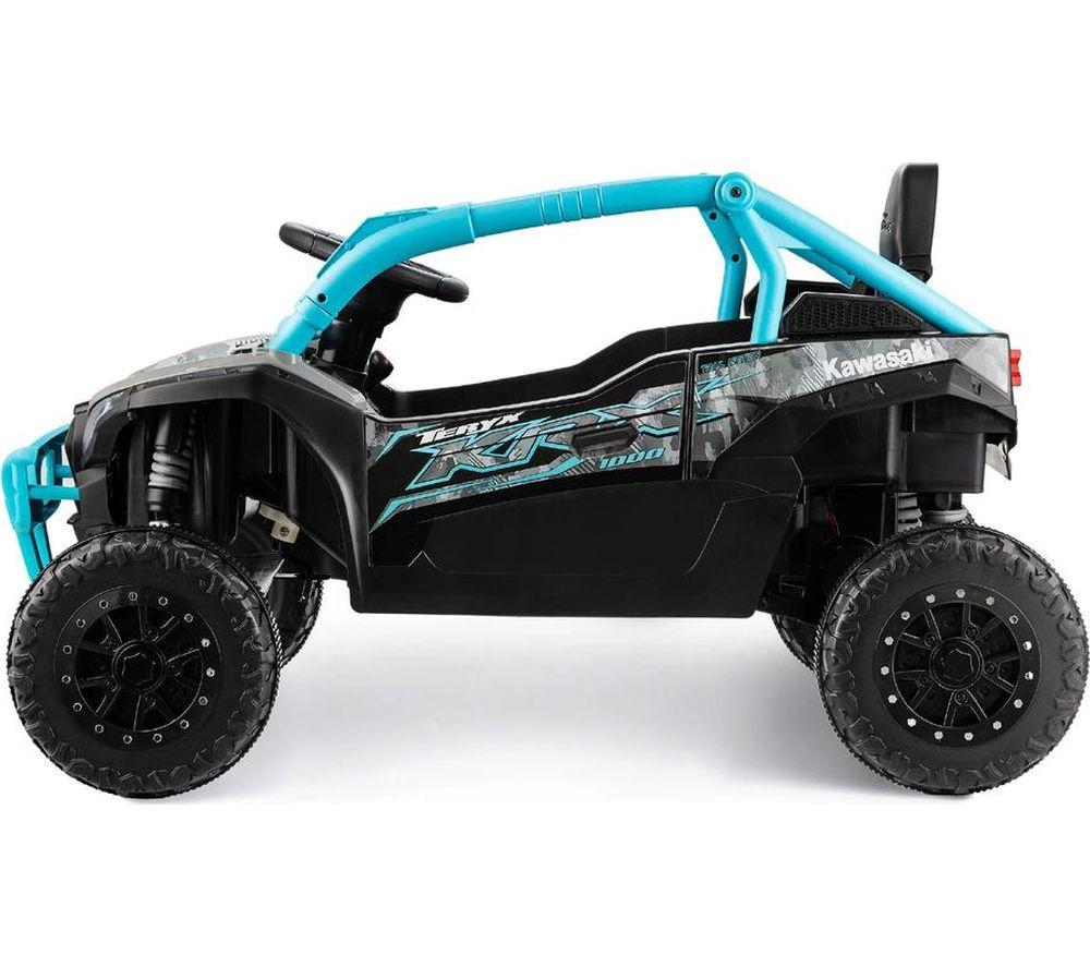 XOOTZ Kawasaki Teryx KRX 1000 12V Kids Ride-On Car - Blue & Black image number 2 of 7