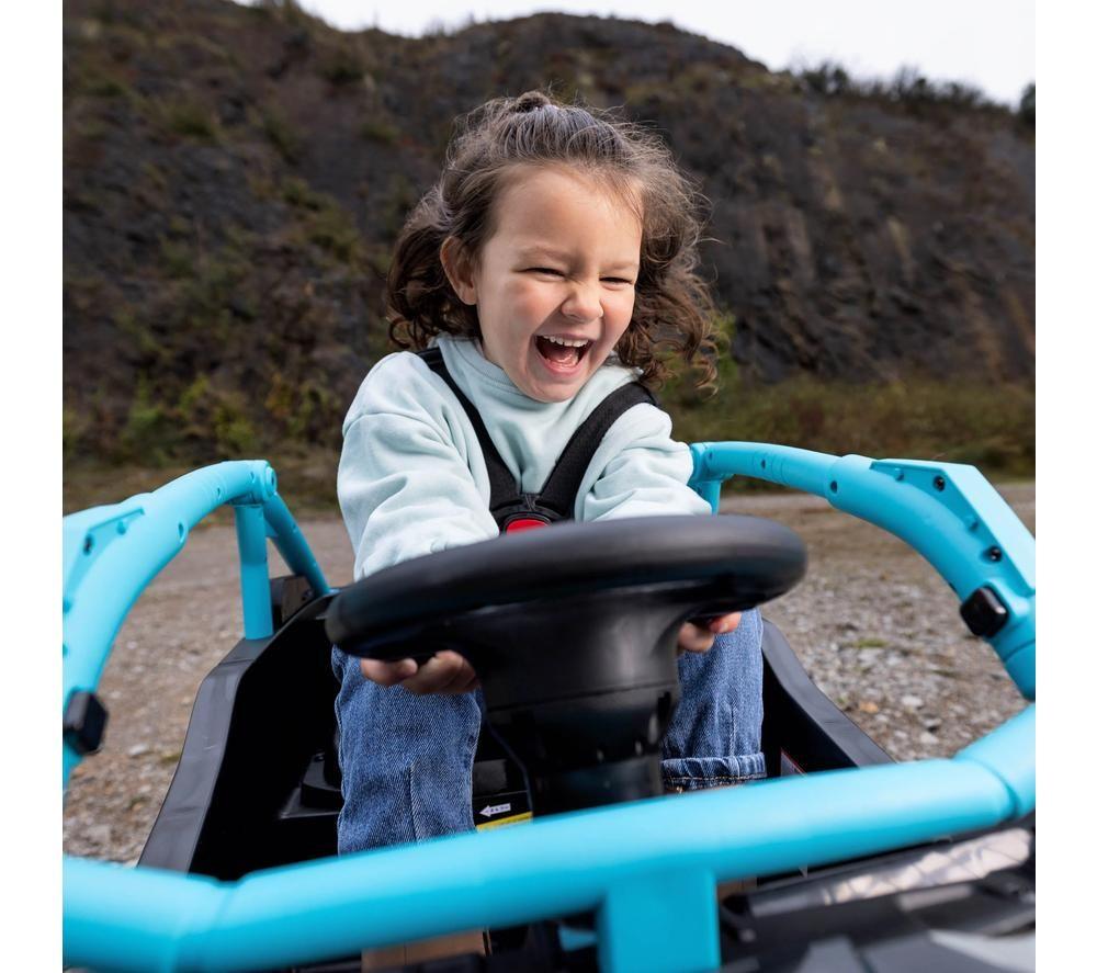 XOOTZ Kawasaki Teryx KRX 1000 12V Kids Ride-On Car - Blue & Black image number 7 of 7