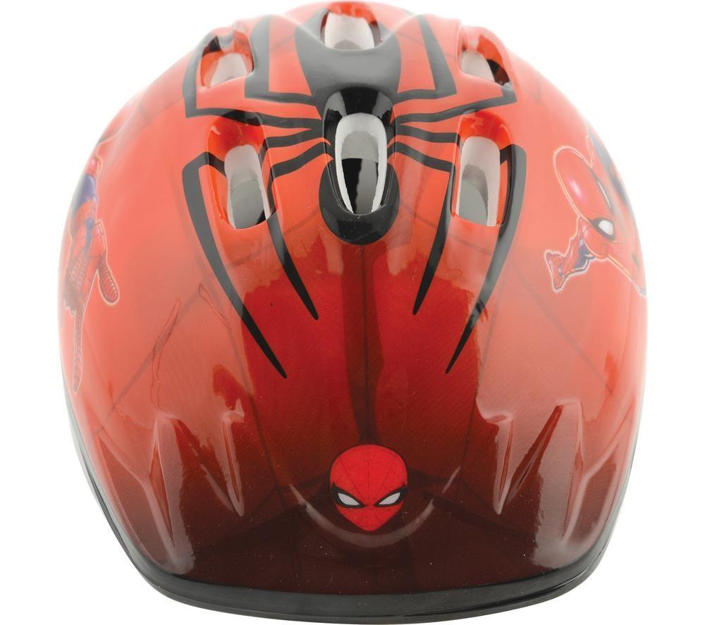 SPIDERMAN Kids Bike Safety Helmet - Red & Black image number 4 of 10