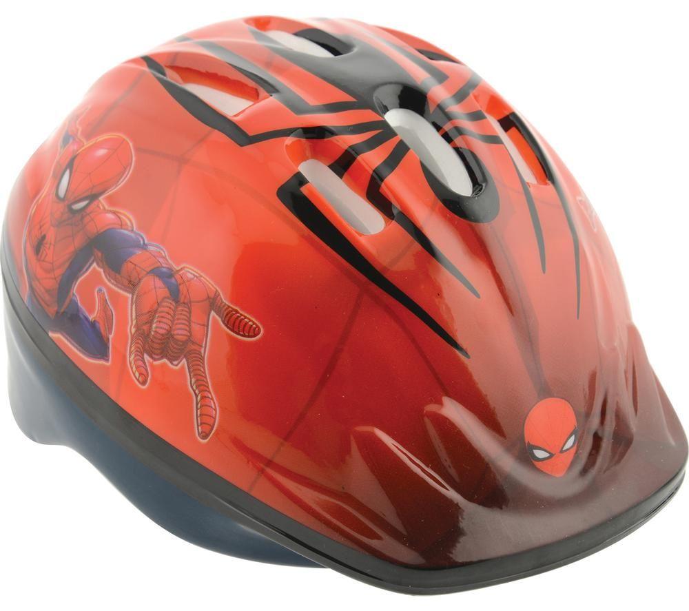 SPIDERMAN Kids Bike Safety Helmet - Red & Black image number 6 of 10
