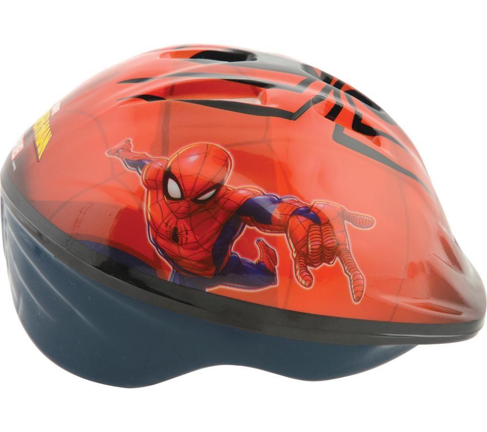 SPIDERMAN Kids Bike Safety Helmet - Red & Black image number 7 of 10
