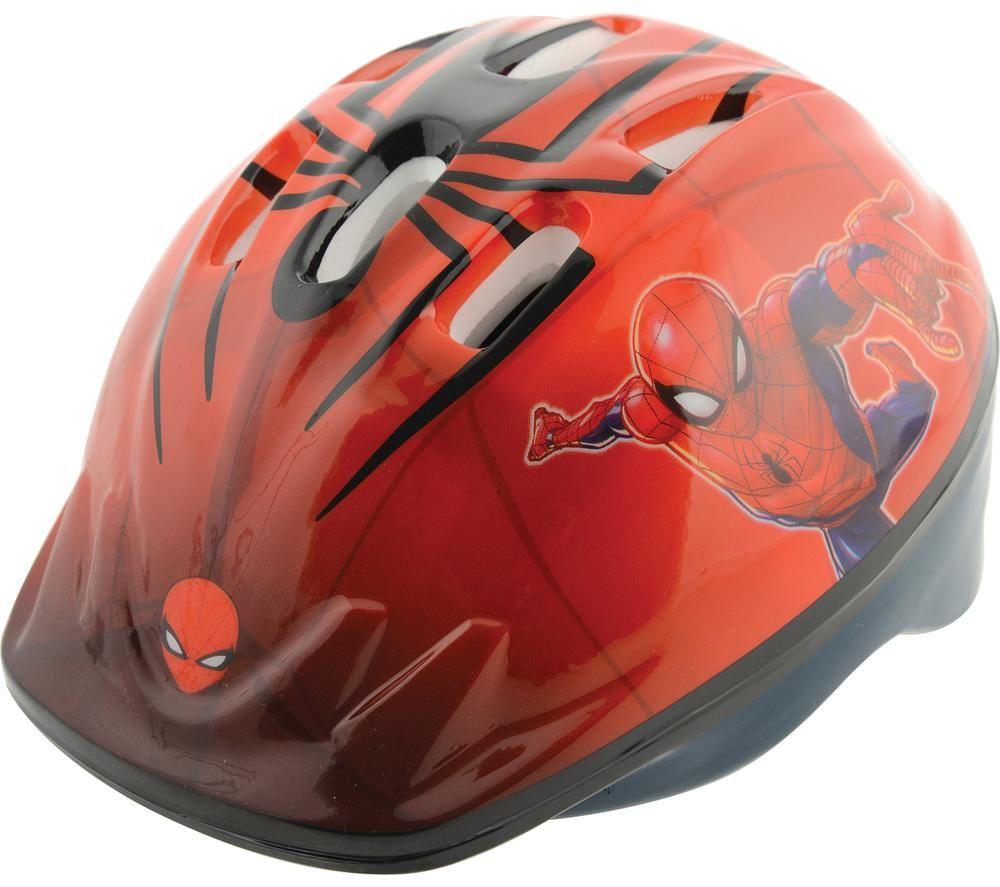 SPIDERMAN Kids Bike Safety Helmet - Red & Black image number 9 of 10