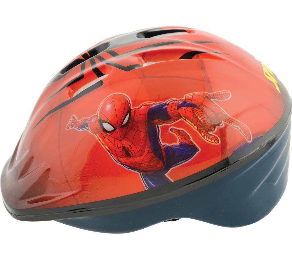 SPIDERMAN Kids Bike Safety Helmet - Red & Black image number 10 of 10