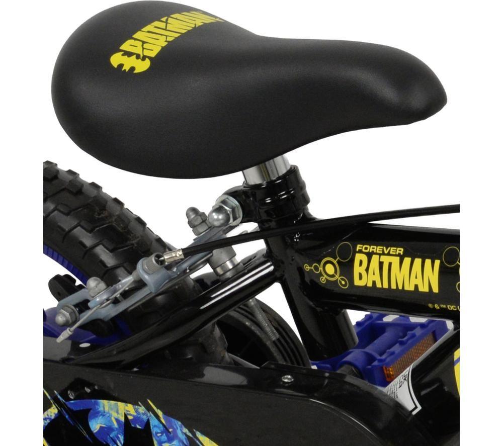 BATMAN M005357 12" Bike with Revver - Black, Blue & Yellow image number 4 of 6
