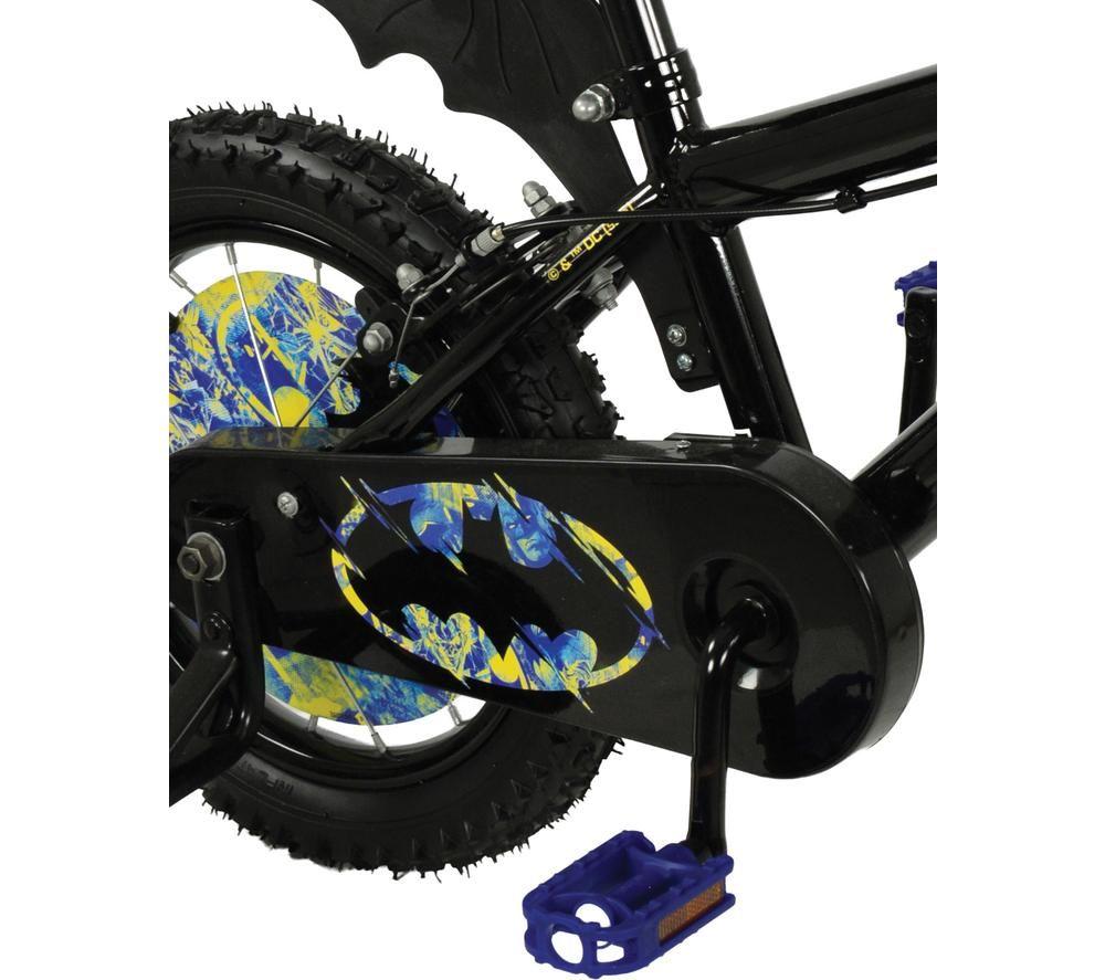 BATMAN M005308 14" Bike - Black, Blue & Yellow image number 5 of 6
