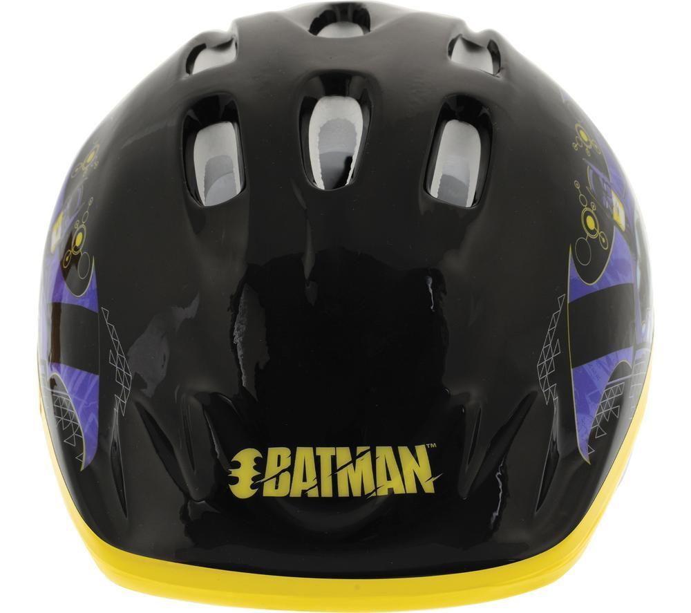 BATMAN Kids Bike Safety Helmet - Black & Yellow image number 3 of 9