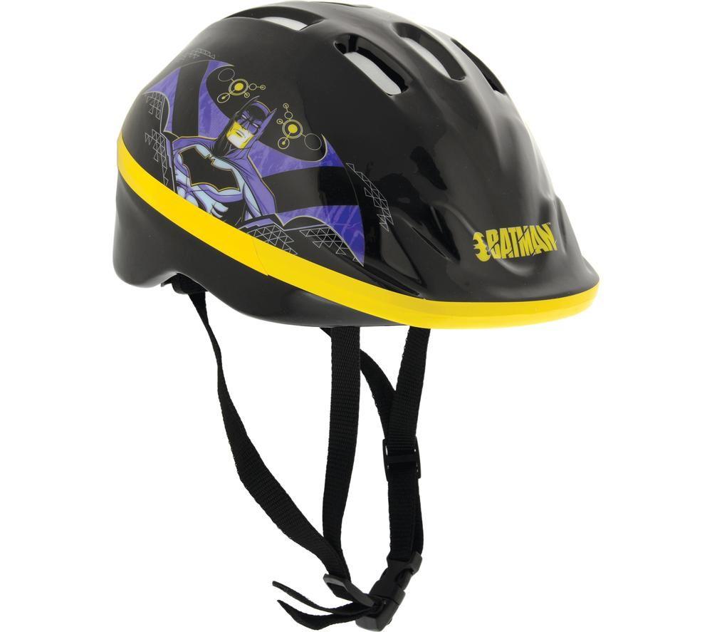 BATMAN Kids Bike Safety Helmet - Black & Yellow image number 4 of 9