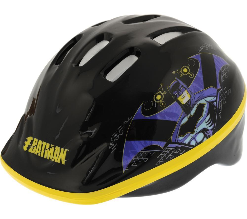 BATMAN Kids Bike Safety Helmet - Black & Yellow image number 6 of 9