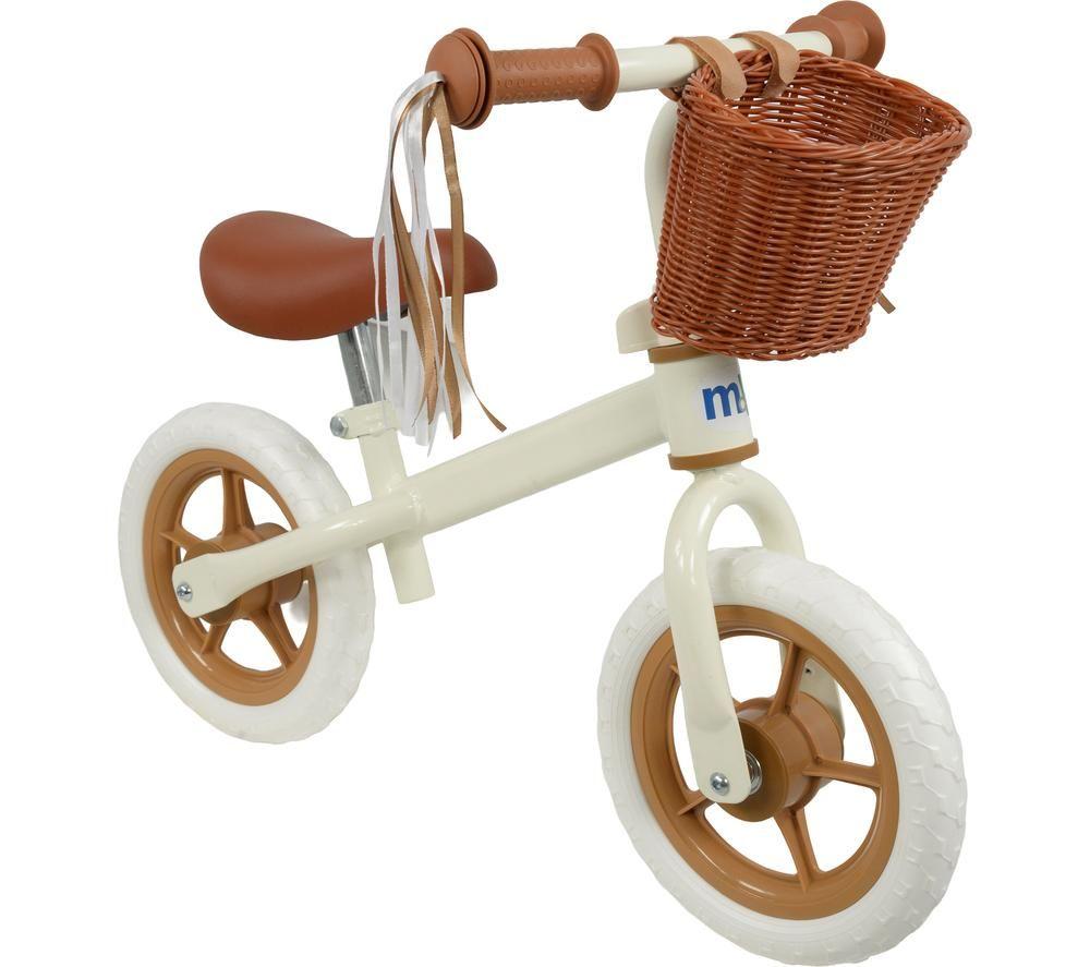 MOVE M005377 10" Balance Bike - White & Brown image number 2 of 7