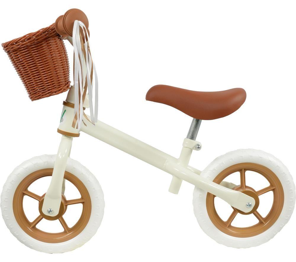 MOVE M005377 10" Balance Bike - White & Brown image number 5 of 7