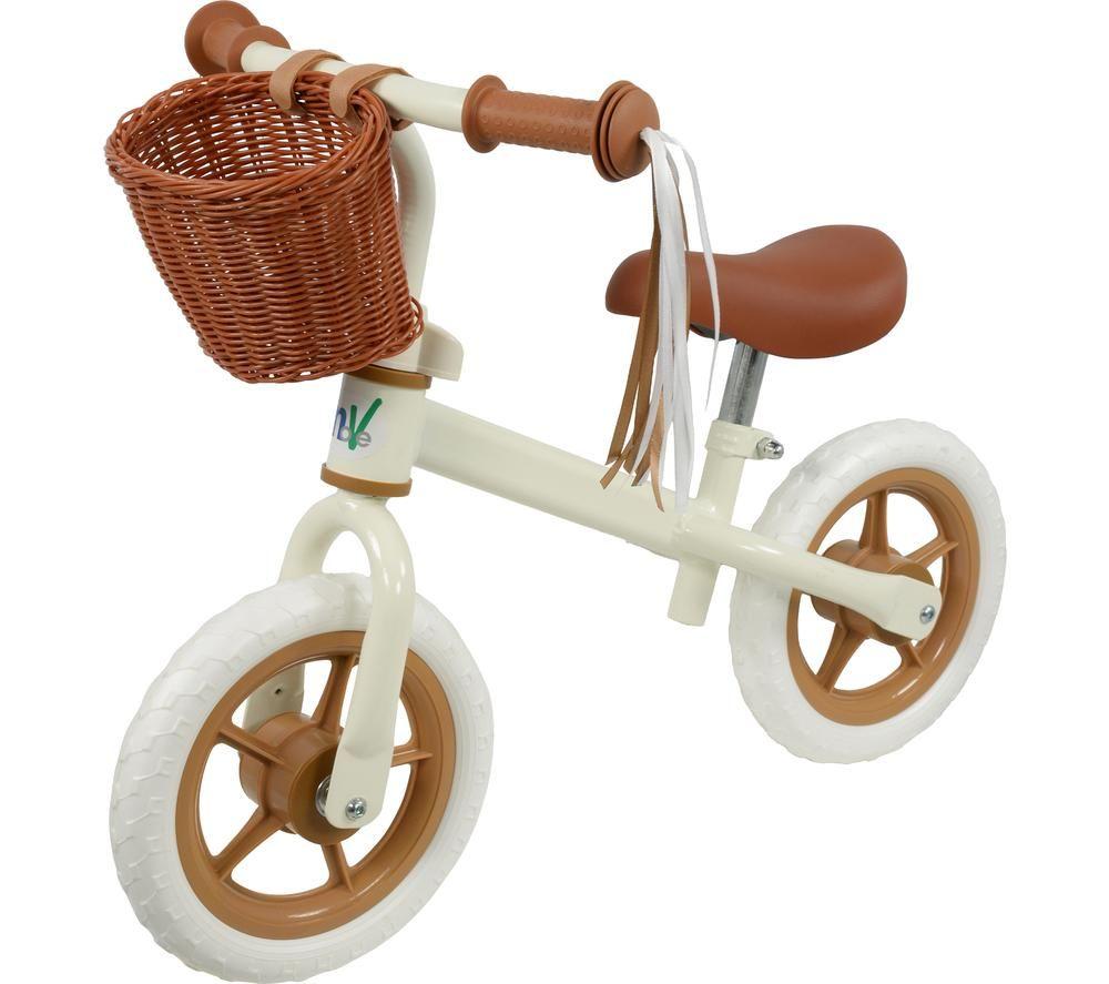 MOVE M005377 10" Balance Bike - White & Brown image number 6 of 7