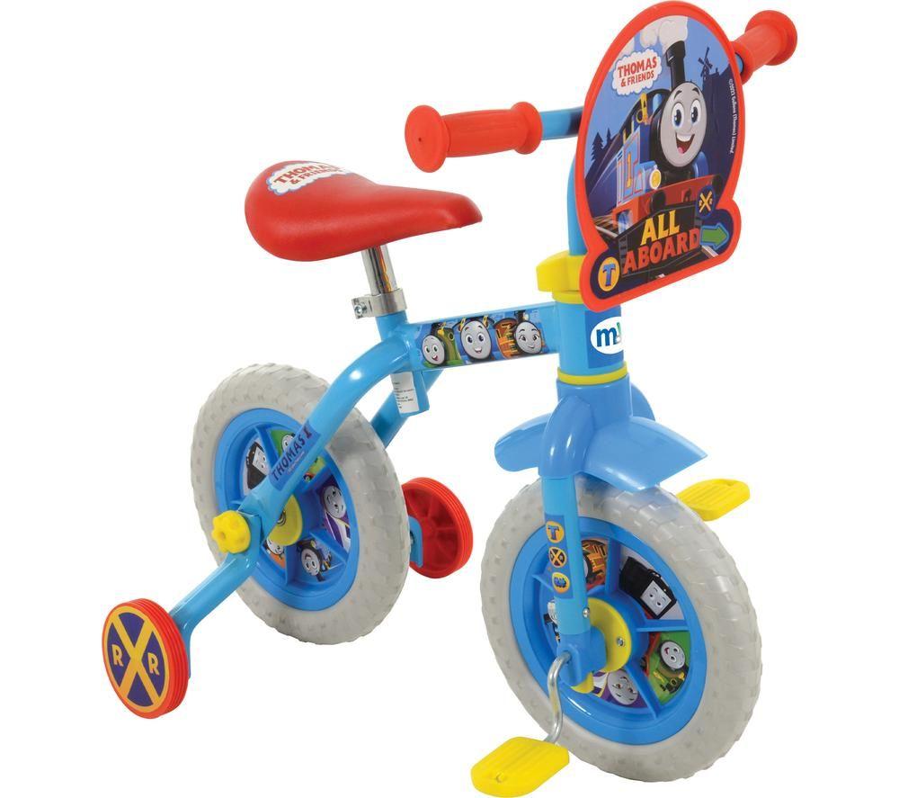 THOMAS&FRIENDS 2 in 1 10" Training Bike - Orange & Blue image number 2 of 7