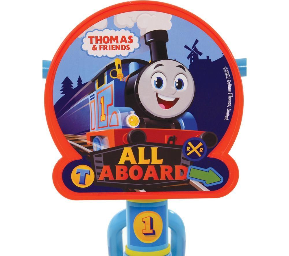 THOMAS&FRIENDS 2 in 1 10" Training Bike - Orange & Blue image number 6 of 7
