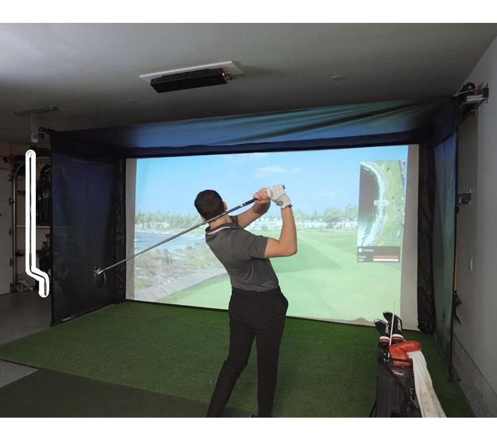 SPORTSCREEN  Vanish 16H Gold Simulator Enclosure - 4.65 x 2.59 m image number 8 of 12