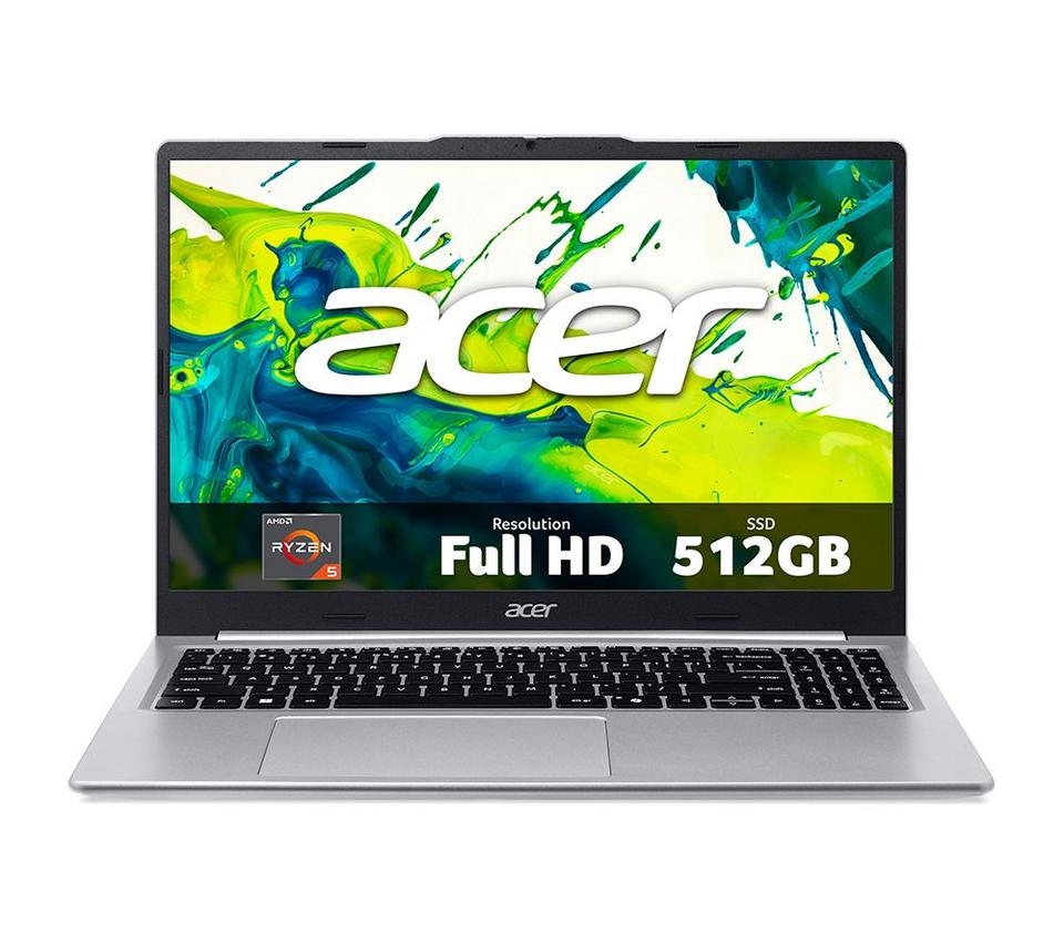 ACER Aspire Lite 15.6" Laptop - AMD Ryzen 5, 512 GB SSD, Silver