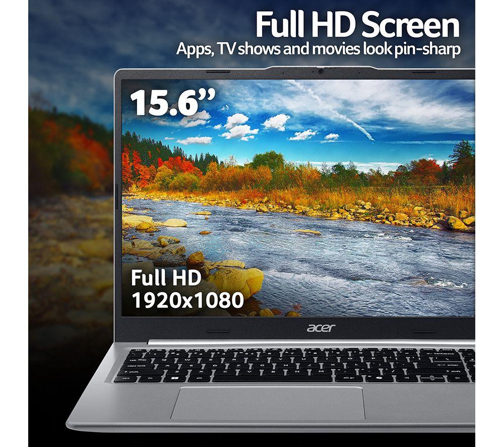 ACER Aspire Lite 15.6" Laptop - AMD Ryzen 5, 512 GB SSD, Silver image number 4 of 9