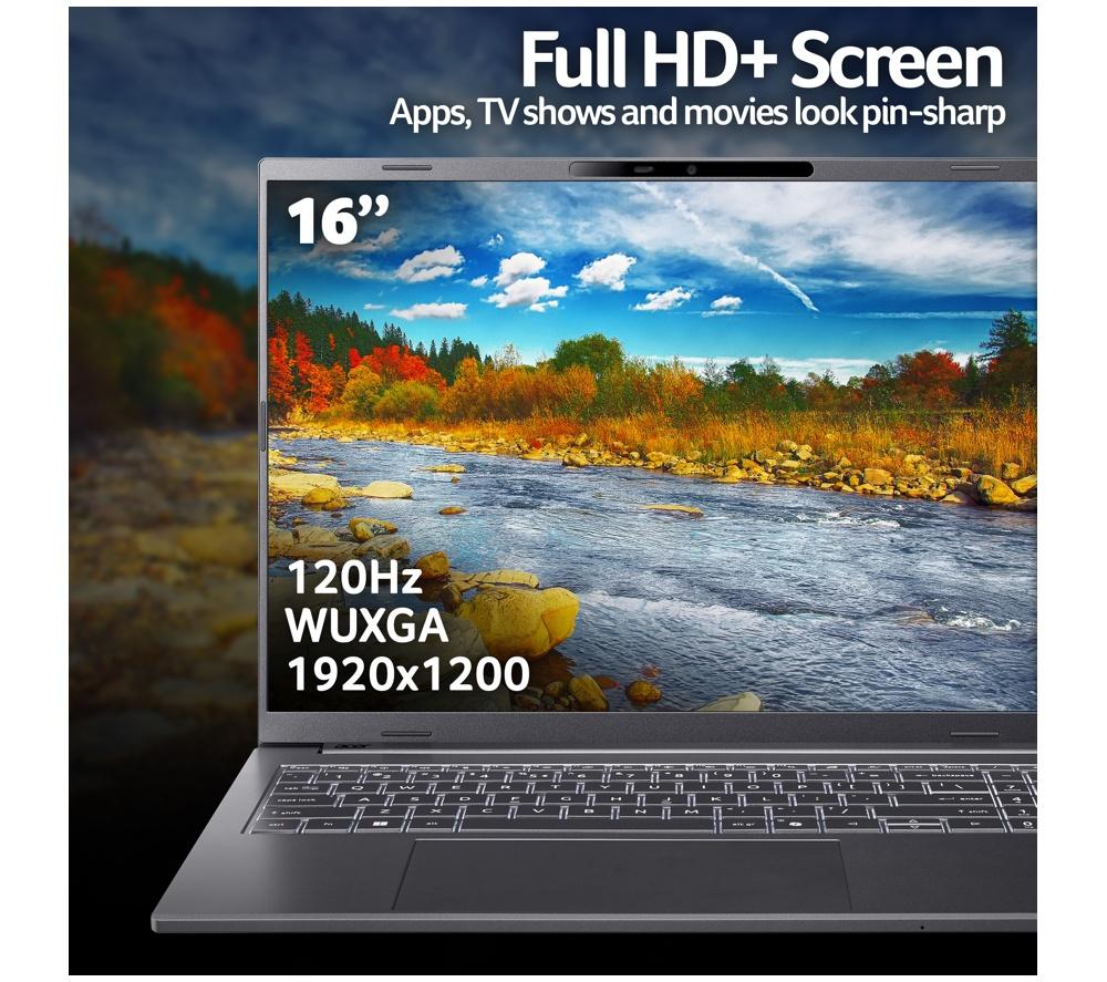 ACER Aspire 16 AI 16" Laptop - Snapdragon X, 512 GB SSD, Grey image number 4 of 9