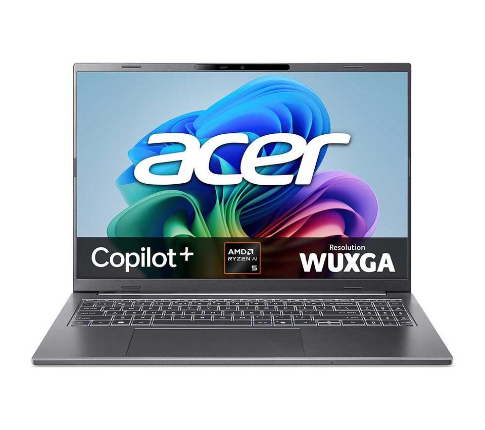ACER Aspire 16 AI 16" Laptop - AMD Ryzen AI 5, 512 GB SSD, Grey