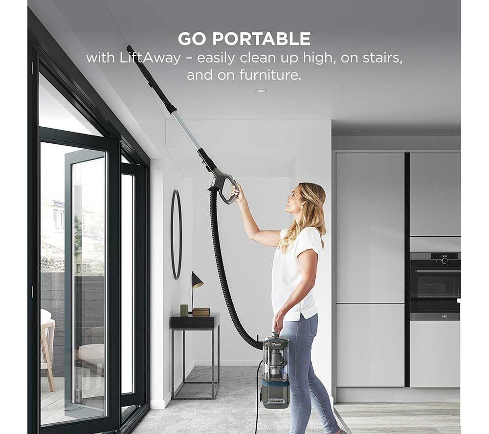 SHARK Classic Lift-Away NV603UK Upright Bagless Vacuum Cleaner - Java & Dark Purewater image number 7 of 9