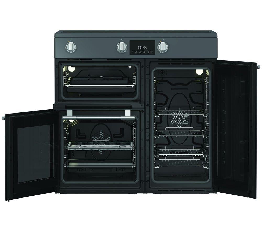 HOTPOINT RH90IA20A 90 cm Electric Induction Range Cooker - Anthracite image number 5 of 12