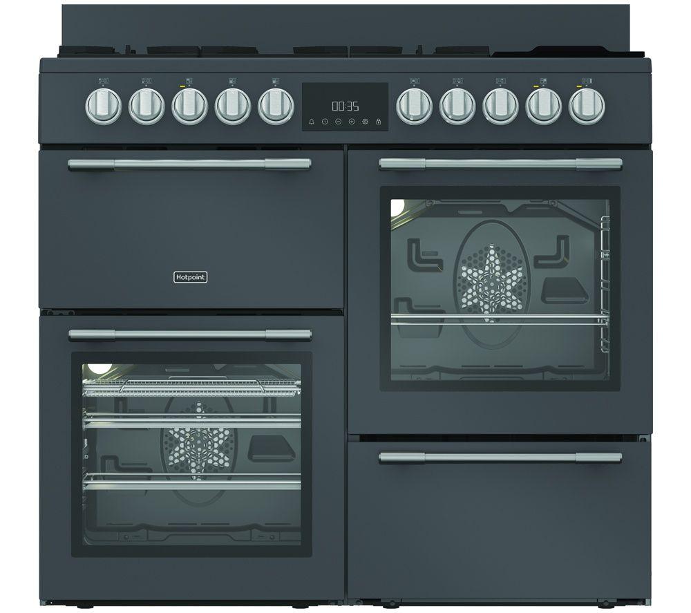 HOTPOINT RH100FA21A 100 cm Dual Fuel Range Cooker - Anthracite