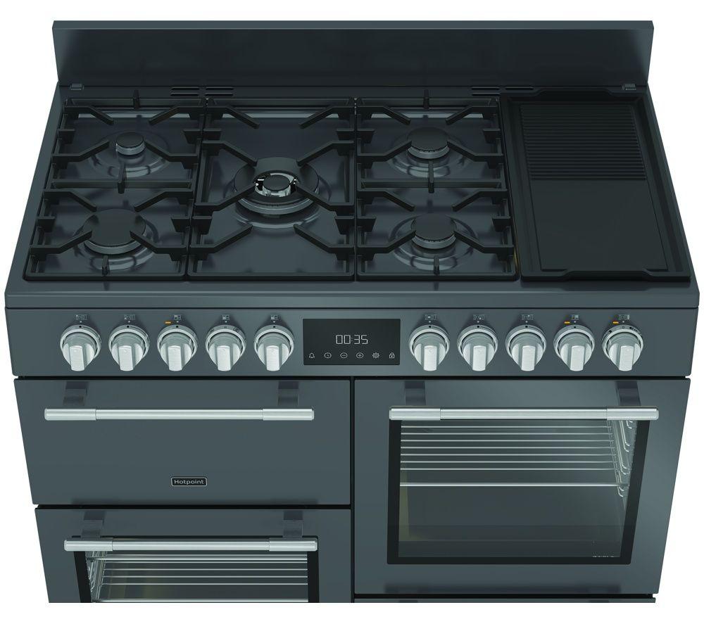 HOTPOINT RH100FA21A 100 cm Dual Fuel Range Cooker - Anthracite image number 4 of 9