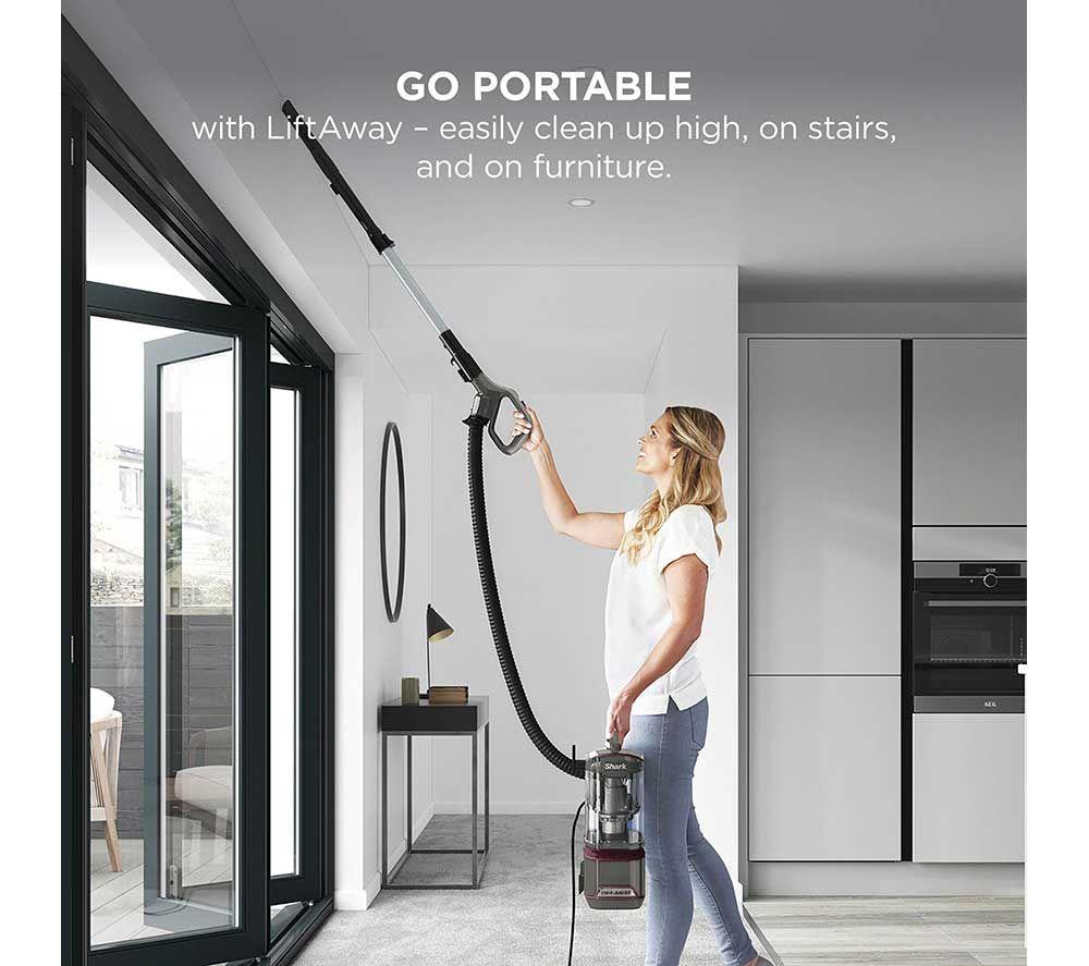 SHARK Classic Pet Lift-Away NV603UKT Upright Bagless Vacuum Cleaner &ndash; Java and Red Plum image number 6 of 10