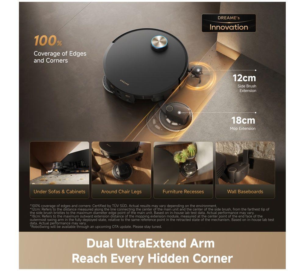 DREAME X60 Pro Ultra Complete Robot Vacuum Cleaner - Black image number 2 of 6