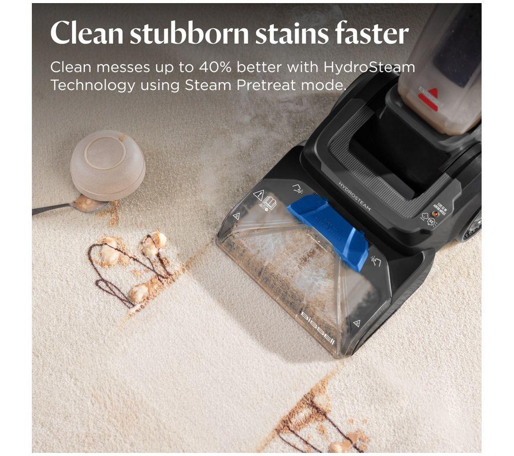 BISSELL Powerwash Hydrosteam 4199E Upright Carpet Cleaner - Black & Cobalt Blue image number 3 of 5