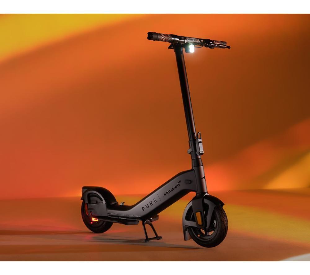 PURE ELECTRIC X Mclaren Electric Folding Scooter - Black image number 8 of 10