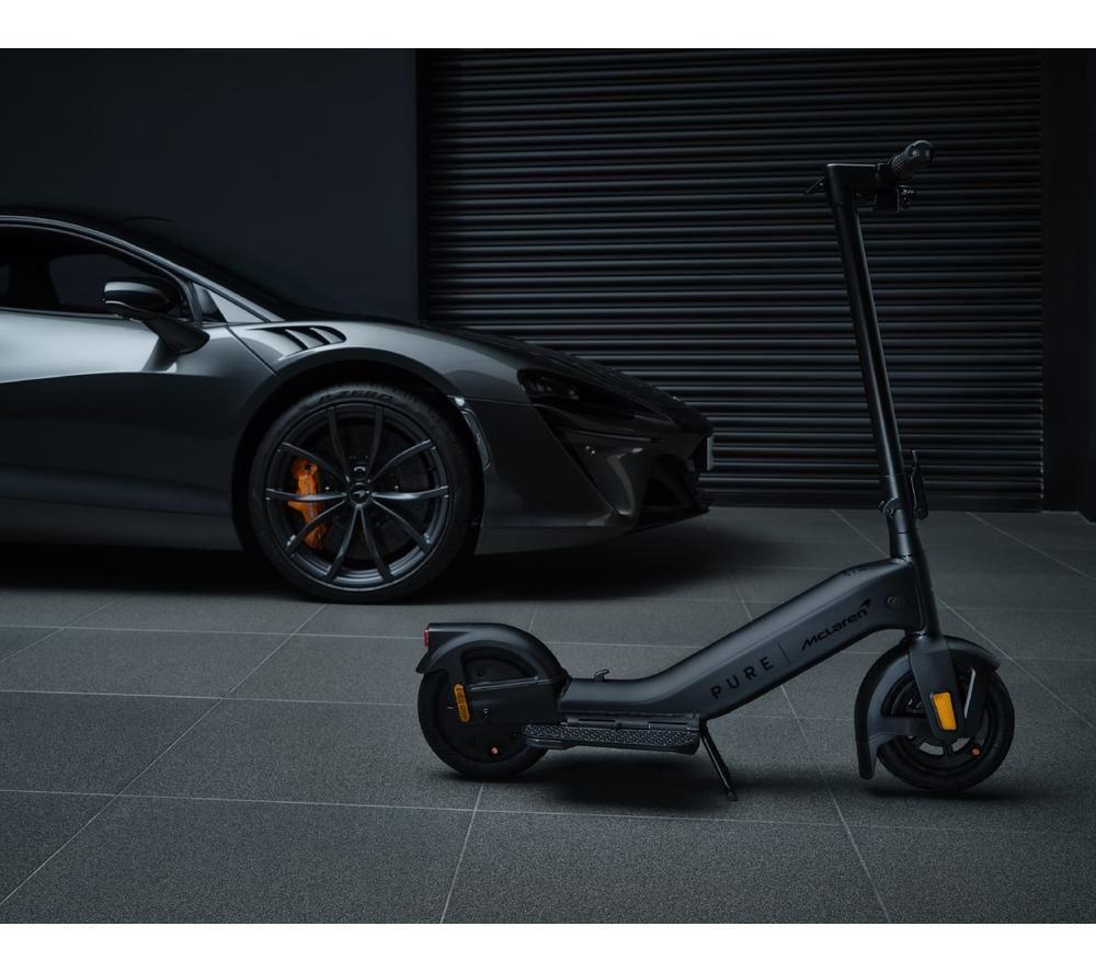 PURE ELECTRIC X Mclaren Electric Folding Scooter - Black image number 9 of 10