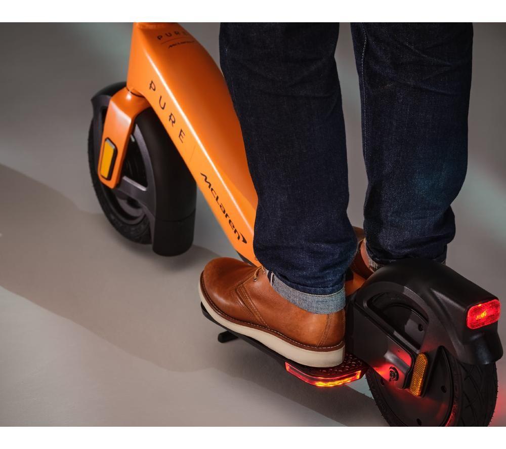 PURE ELECTRIC X Mclaren Electric Folding Scooter - Papaya image number 9 of 15